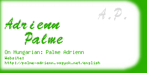 adrienn palme business card